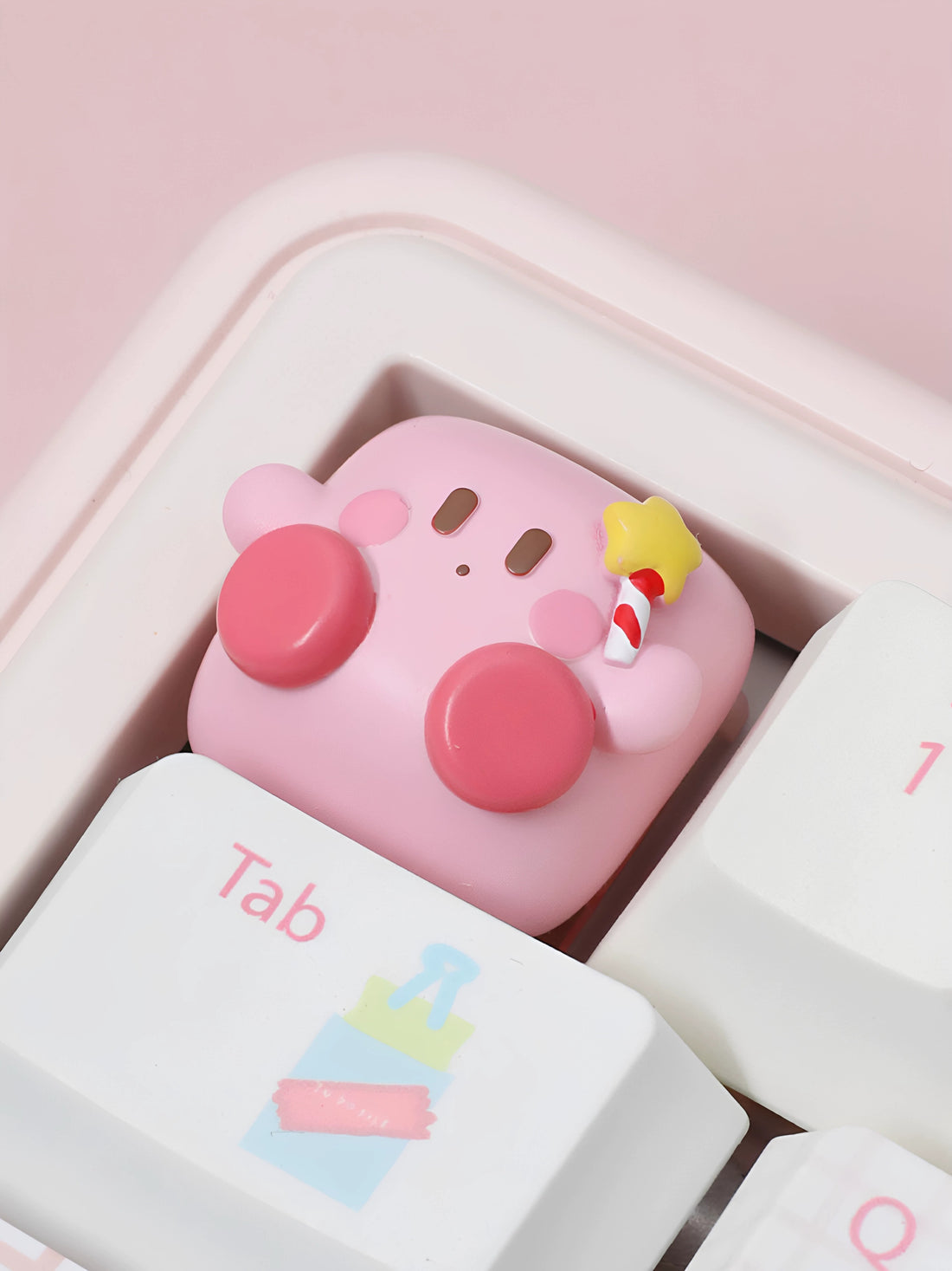 Classic cute cartoon game anime character design personalized keycaps, resin craft mechanical keyboard decoration keycaps