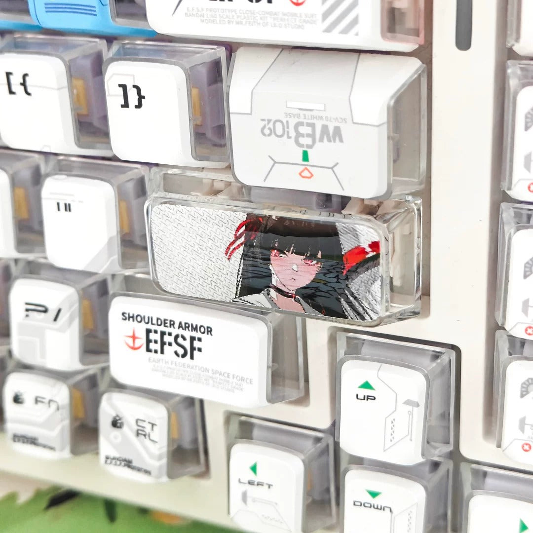 Wuthering Waves Theme Series PC Material resin personalized keycaps, anime and game cultural creative keycaps, mechanical keyboard return decorative keycaps
