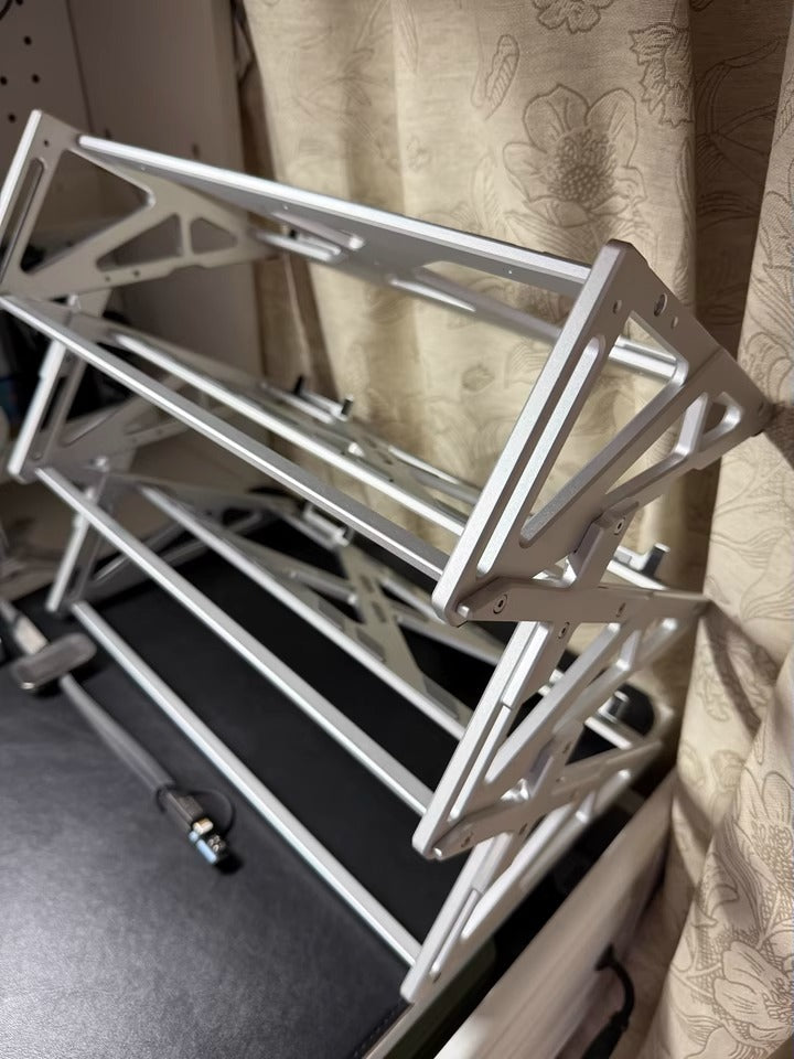 Customized metal anode keyboard bracket, customized mechanical keyboard display stand, double-layer and three-layer desktop storage and decoration bracket