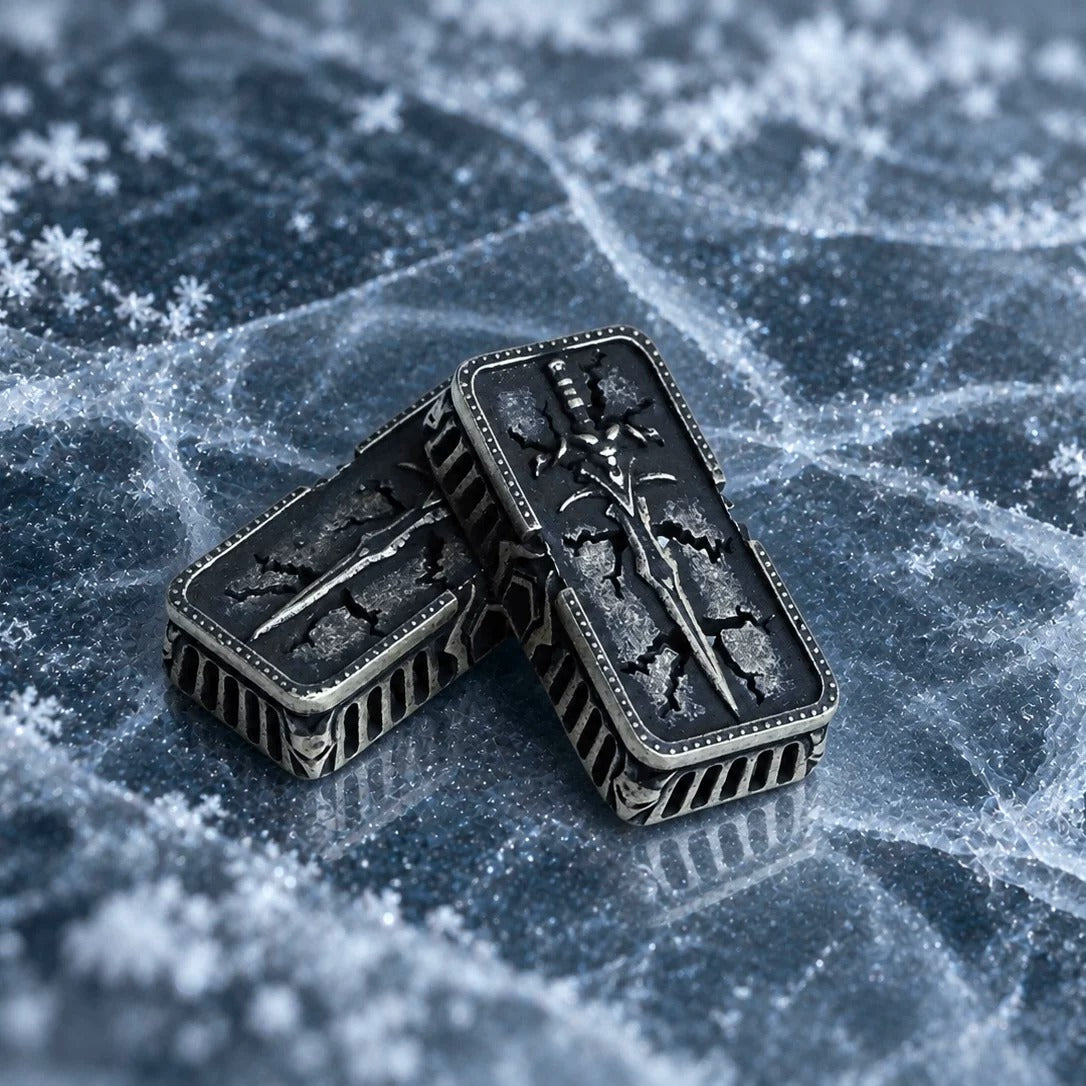 Warcraft, Frostmourne, 2U Backspace Key Metal Personalized Keycaps, Game Creative Culture Keycaps, Mechanical Keyboard Game Keyboard Decorative Keycaps