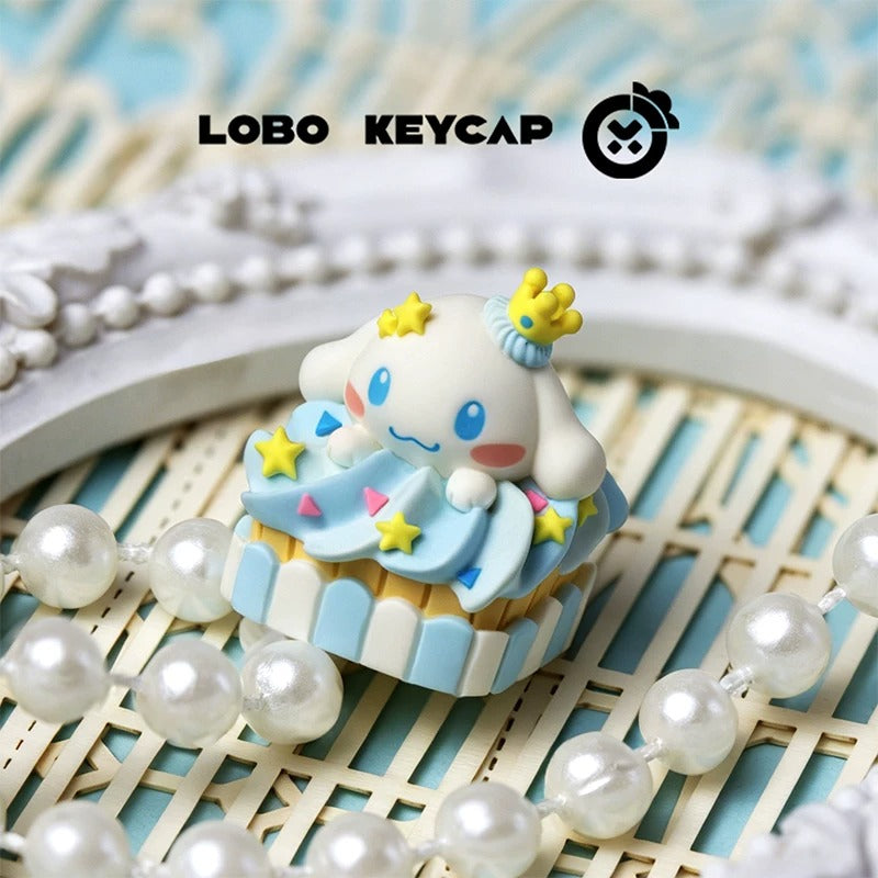 Cupcake, multi-color resin molding, cute cartoon image resin decorative keycaps, mechanical keyboard, handmade artistic keycaps