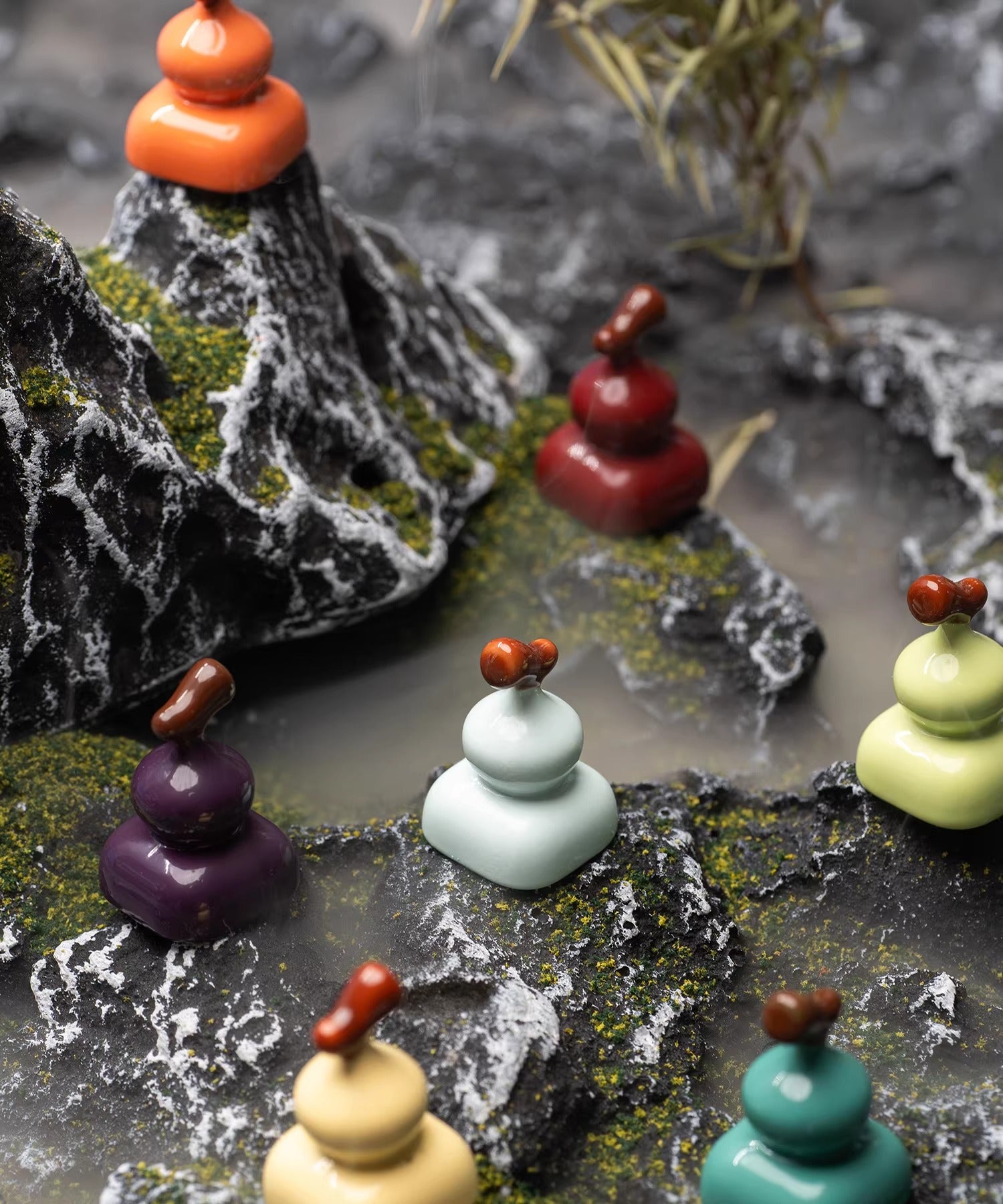 Zinc alloy gourd keycaps, metal baked paint personalized keycaps, random blind box mechanical keyboard creative decorative keycaps