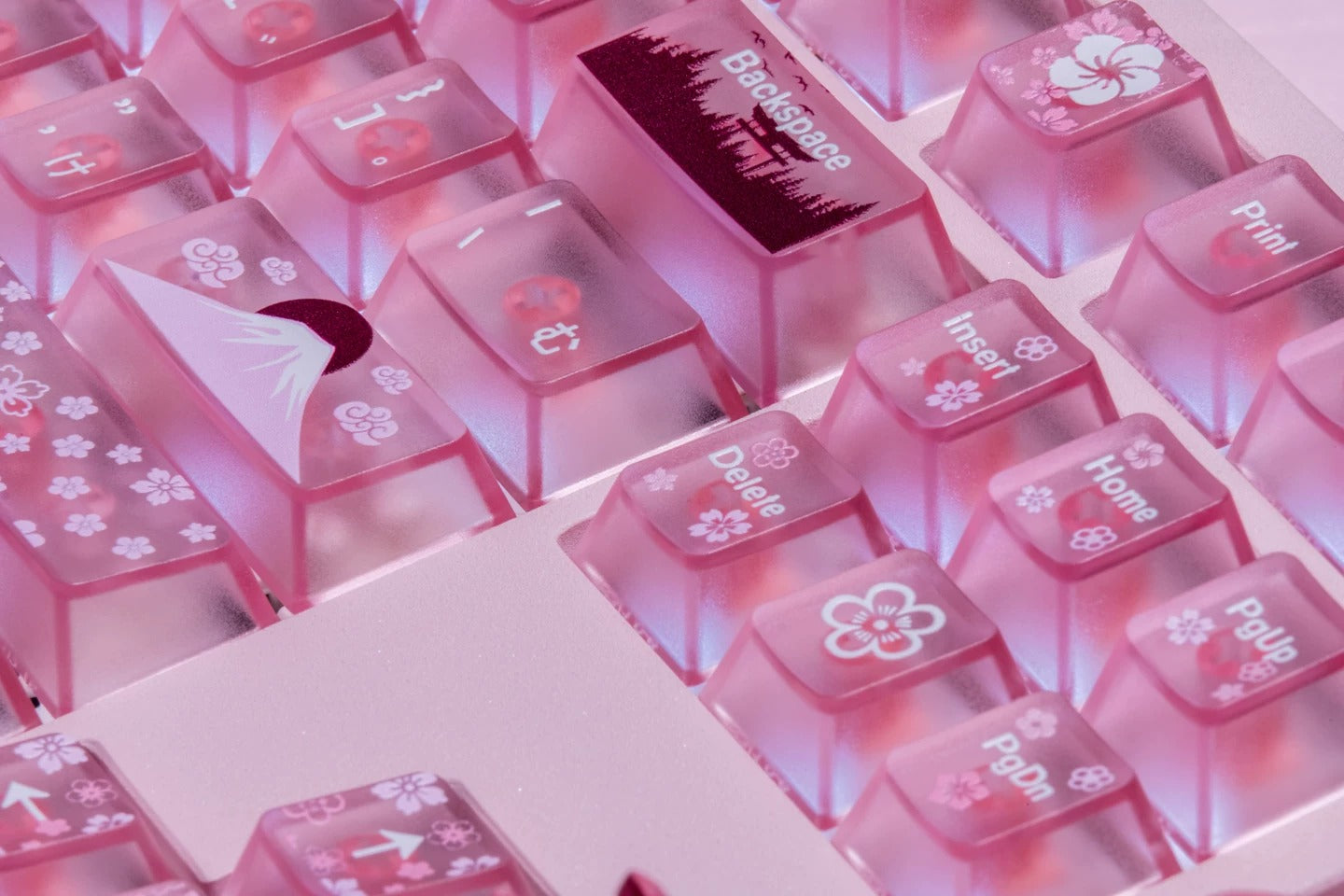 Spring and Jingming Black Theme Theme, Keycap Set PBT/PC Metallic Texture personalized keycap set, , compatible with 61/64/68/75/84/87/104 mechanical keyboard