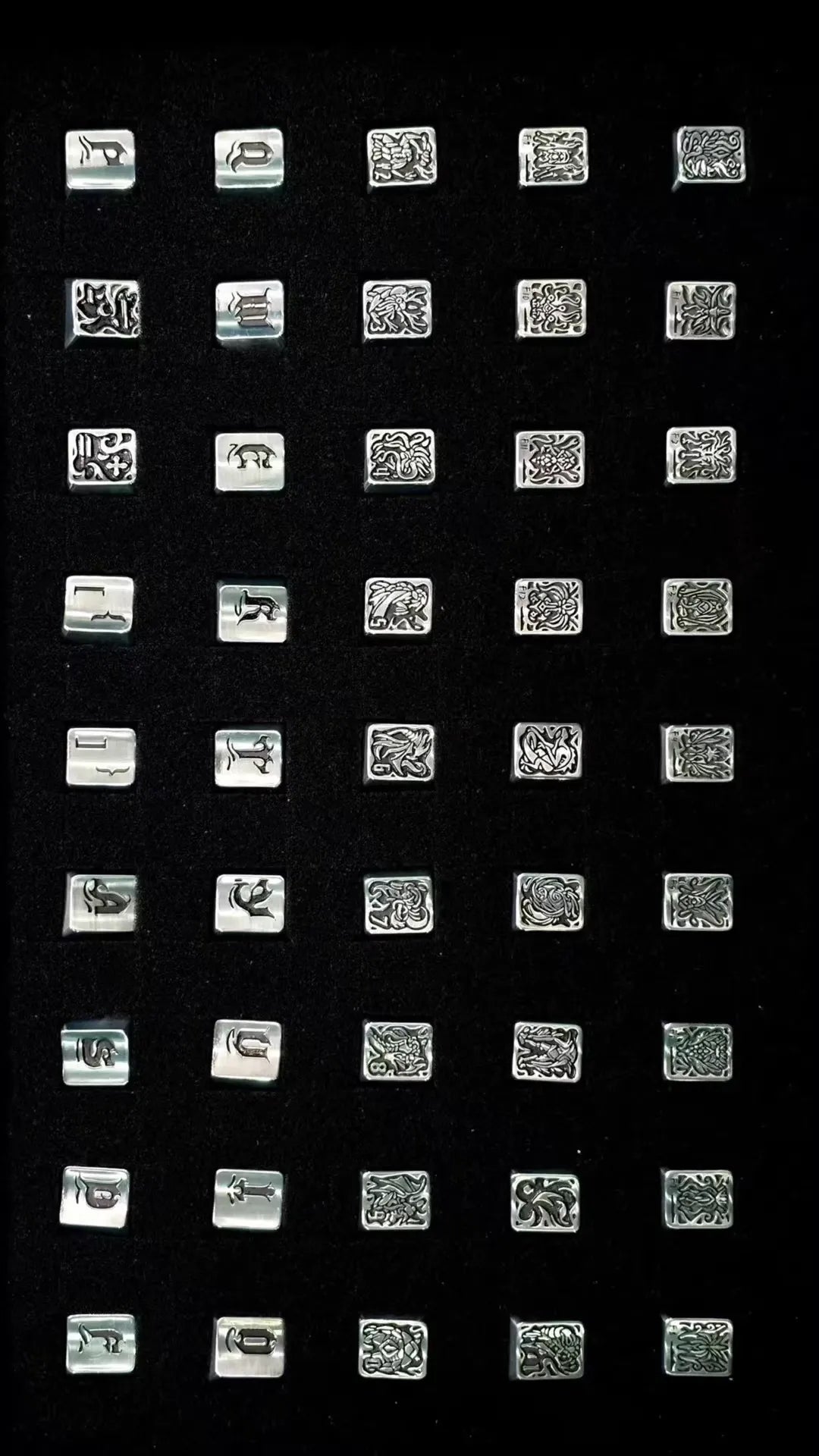 Ancient God theme, metal keycap set, peripheral personalized keycap set(Classic version)