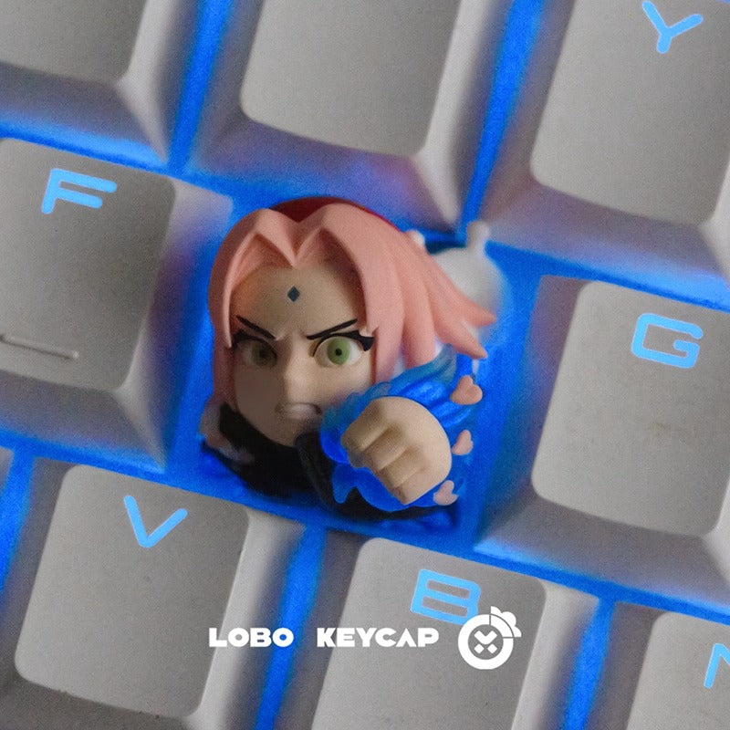 Naruto series, multi-color resin personalized keycaps, anime and game culture creative decoration craftsman keycaps