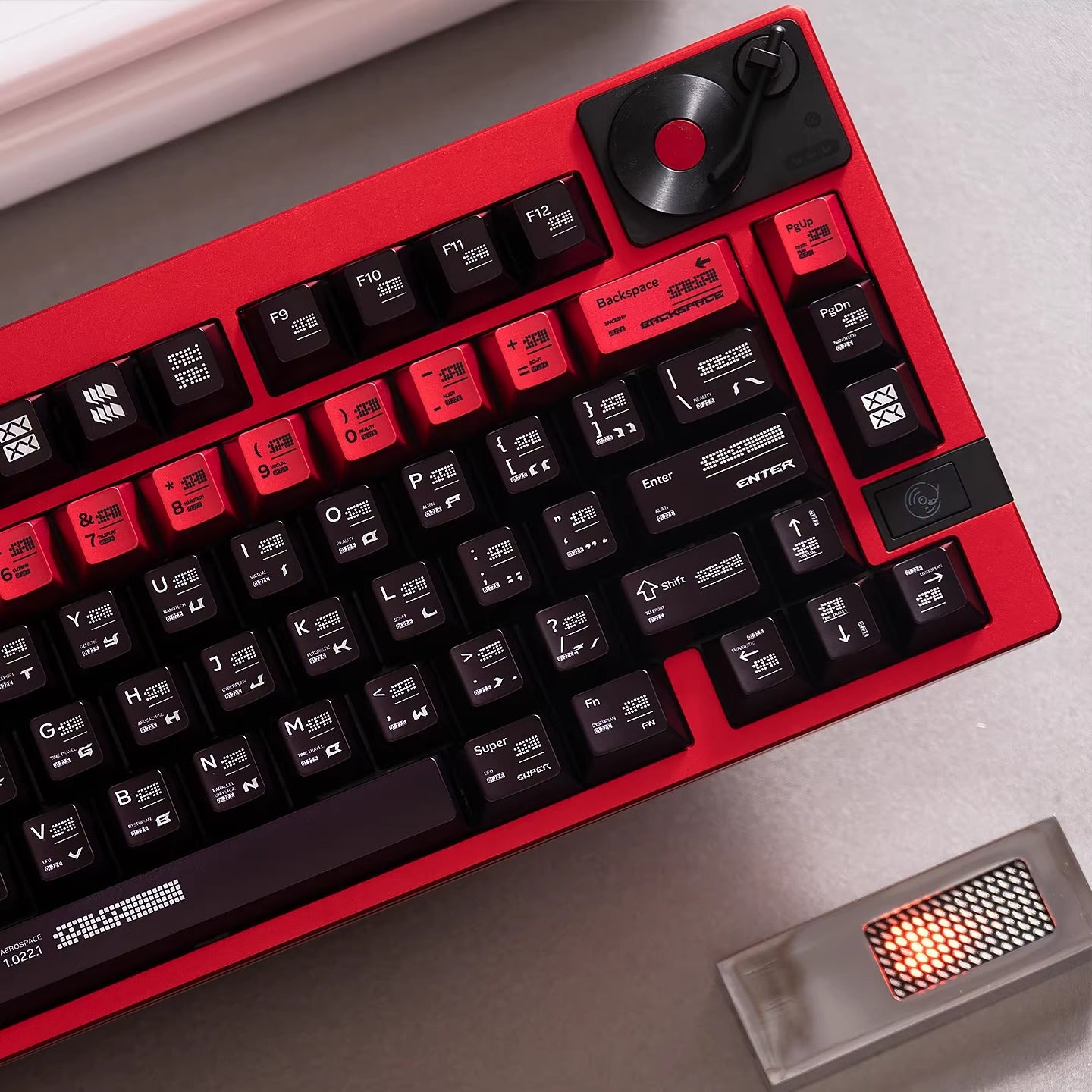 Parameterized metal paint keycaps, made of BPT material, sublimation, Original factory height mechanical keyboard decorative keycaps