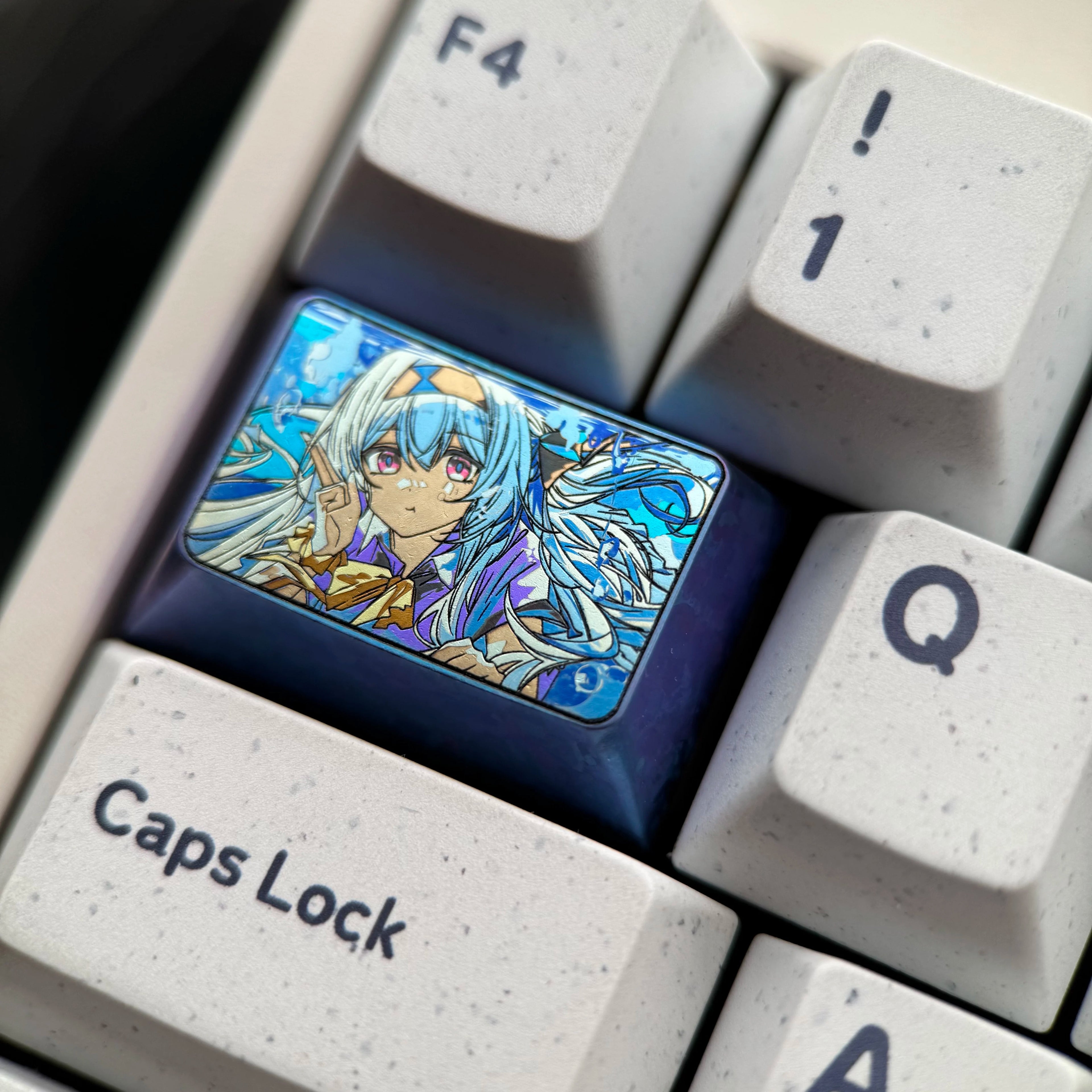 Honkai: Star Rail, Firefly theme, 1.5U titanium alloy personalized keycaps, anime and game culture creative art keycaps, mechanical keyboard decorative keycaps