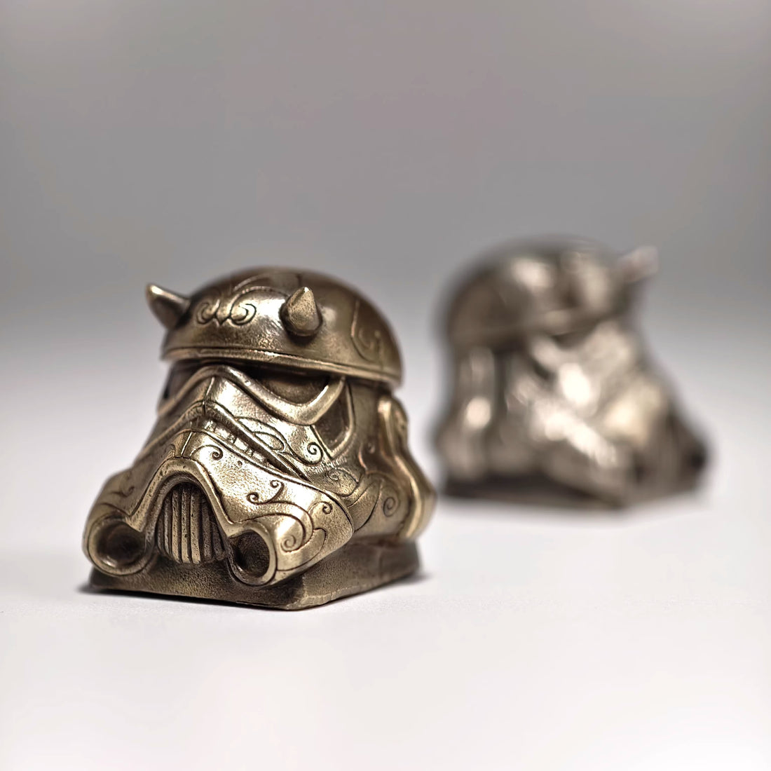 Star Wars, Imperial Stormtrooper,Mandalore, Metal material casting personalized keycaps, anime, games, movies, cultural and creative decorative keycaps