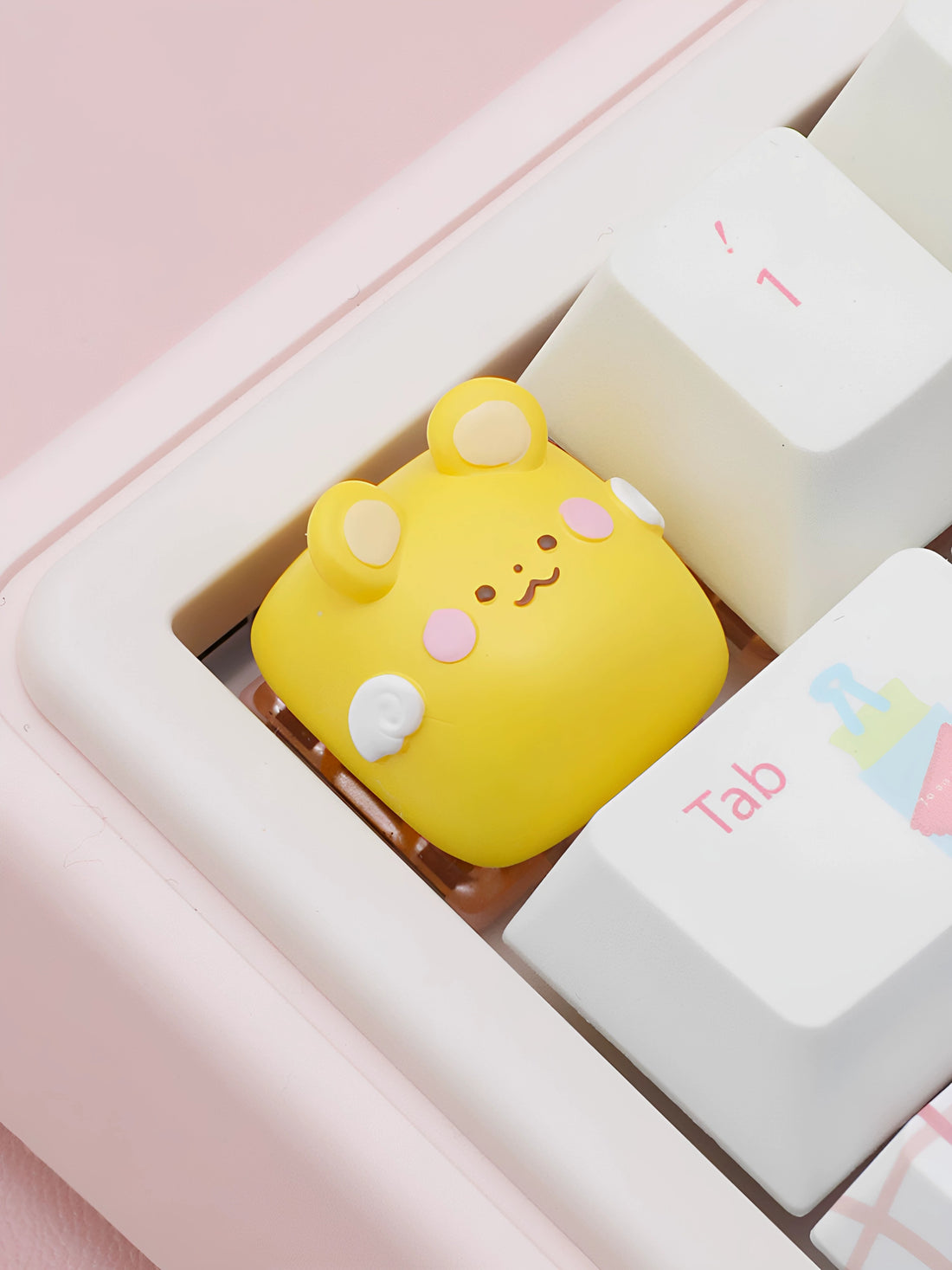 Cardcaptor Sakura, multi-color resin personalized keycaps, anime cartoon character designed keycaps, mechanical keyboard decorative keycaps