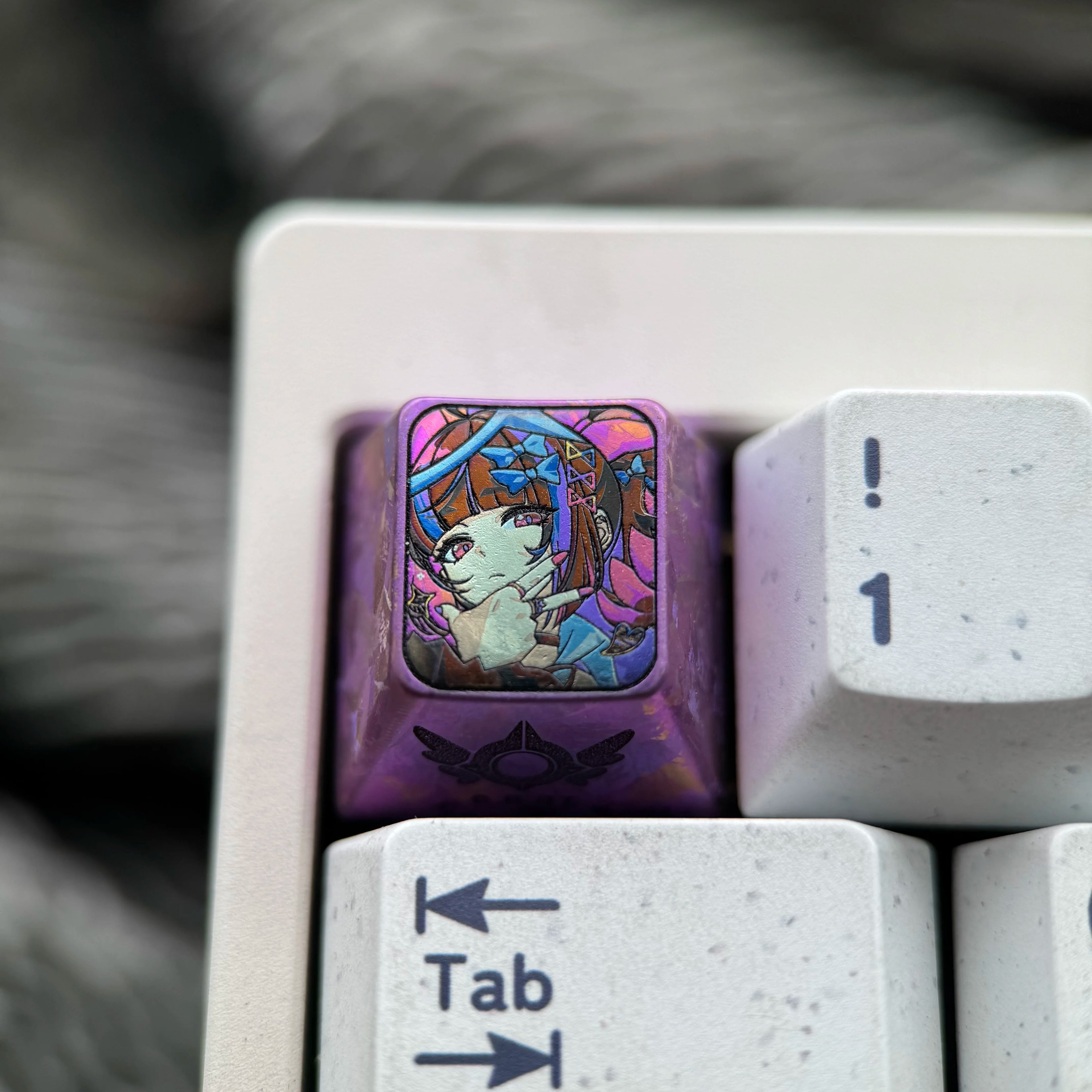 Zenless Zone Zero, Colorful version Angels of Delusion1U titanium alloy personalized keycaps, anime and game cultural creative keycaps, mechanical keycaps decorative keycaps