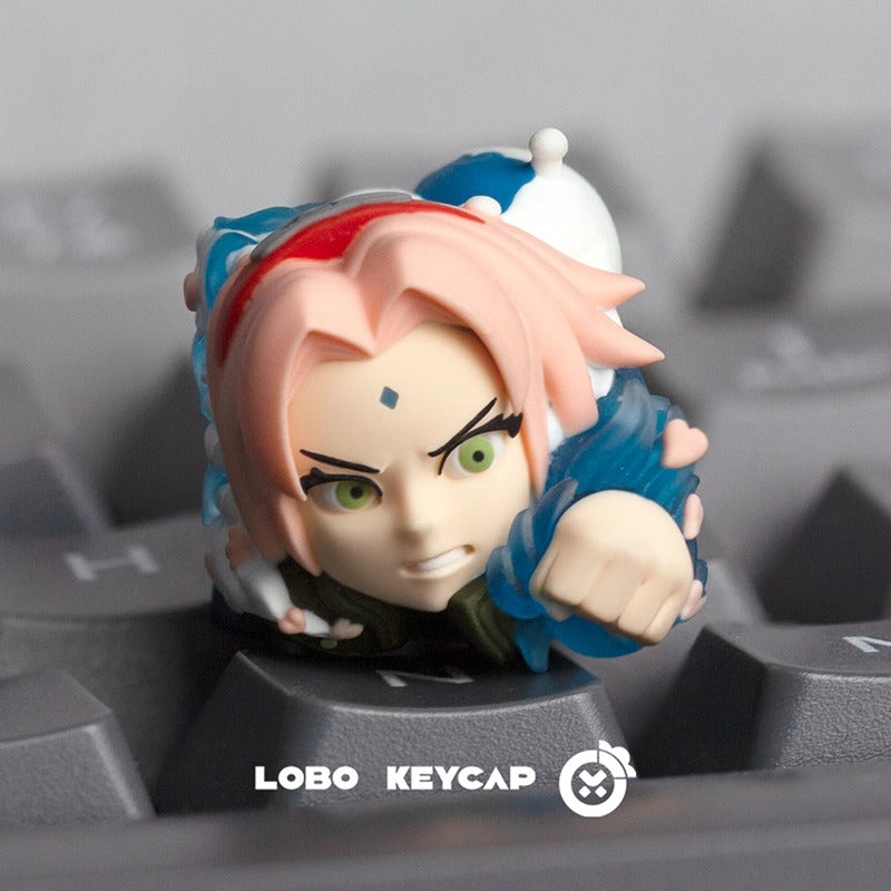 Naruto series, multi-color resin personalized keycaps, anime and game culture creative decoration craftsman keycaps