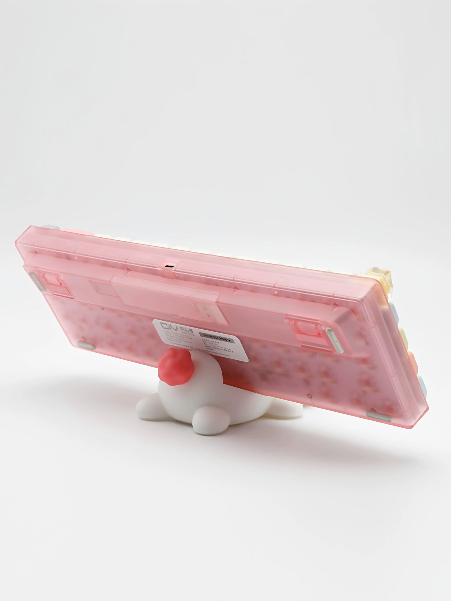 Cute Party Rabbit PLA Material, Keyboard Display Rack, Desktop Storage Rack, Computer Desktop Beautification Decoration, Mechanical Keyboard Bracket