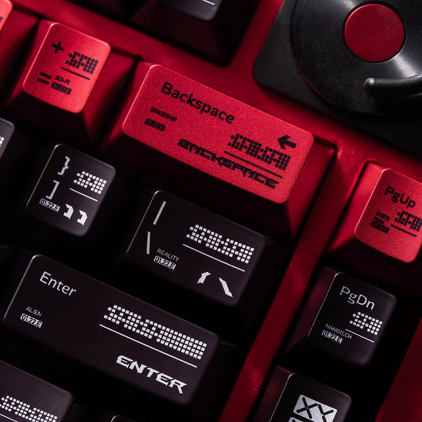 Parameterized metal paint keycaps, made of BPT material, sublimation, Original factory height mechanical keyboard decorative keycaps