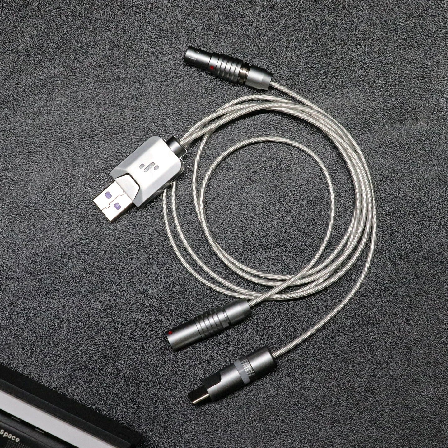 Fine silver flexible wire aviation plug wire, keyboard cable 8K keyboard custom data cable, Handmade data cable for mechanical keyboard, customized keyboard cable