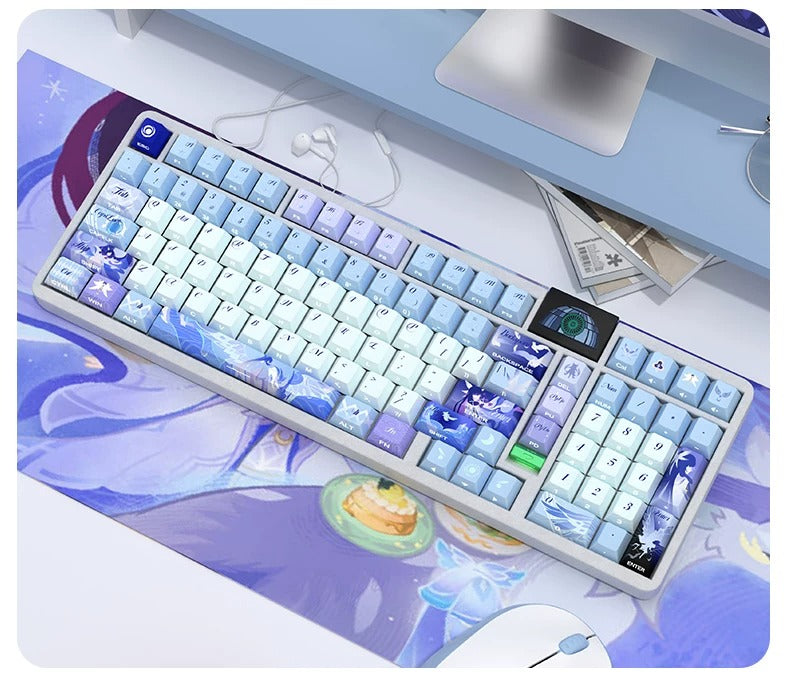 Genshin Impact Theme, Columbina Hyposelenia Personalized Keycap Set, Anime Game Creative Culture Peripheral Decorative Keycaps