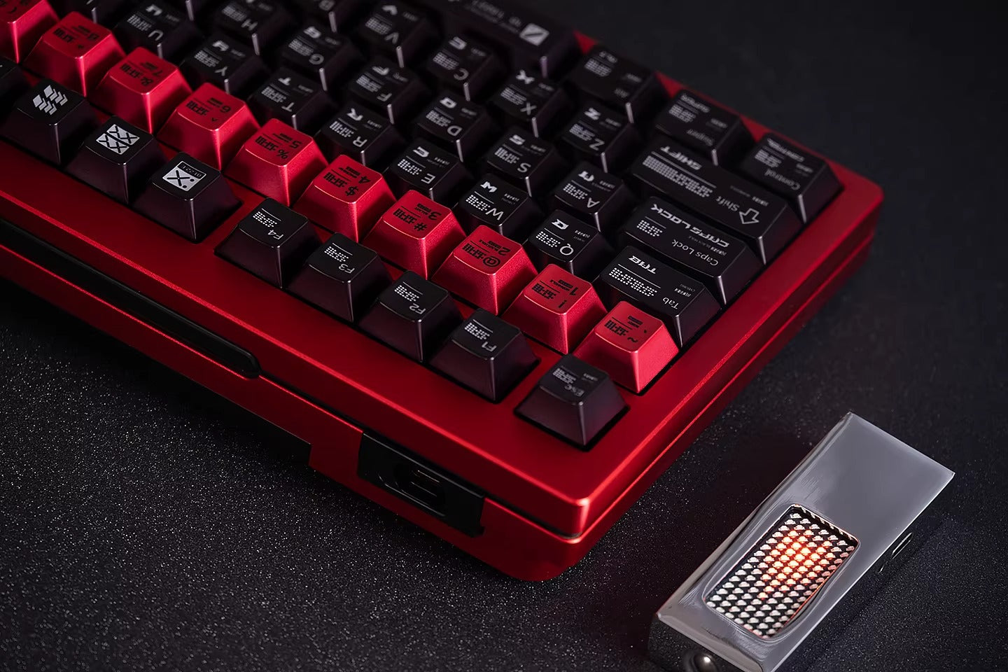 Parameterized theme design, metal paint texture PBT material personalized keycap set, mechanical keyboard decorative keycaps