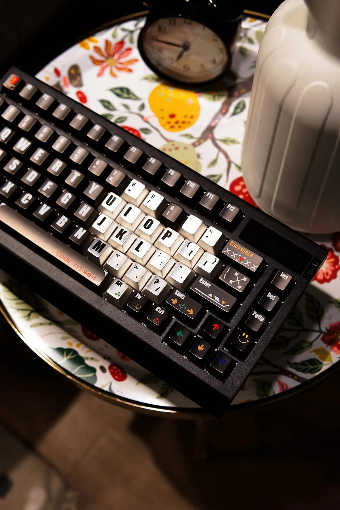 Original design "Code 00-1" metal set with personalized keycap electroplating coating compatible with ROG Extreme ASUS estore/Angry Miao/Razer