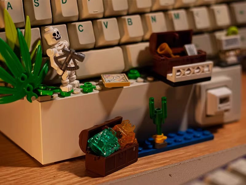 Personalized DIY keyboard stand, display stand, Lego building block fun keyboard stand