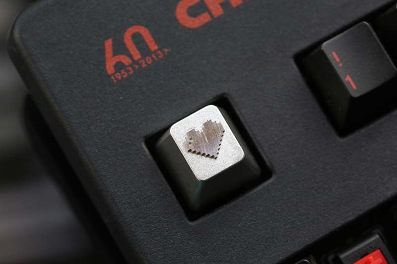 love ❤ Pixel style, metal CNC, aluminum alloy creative decorative keycaps