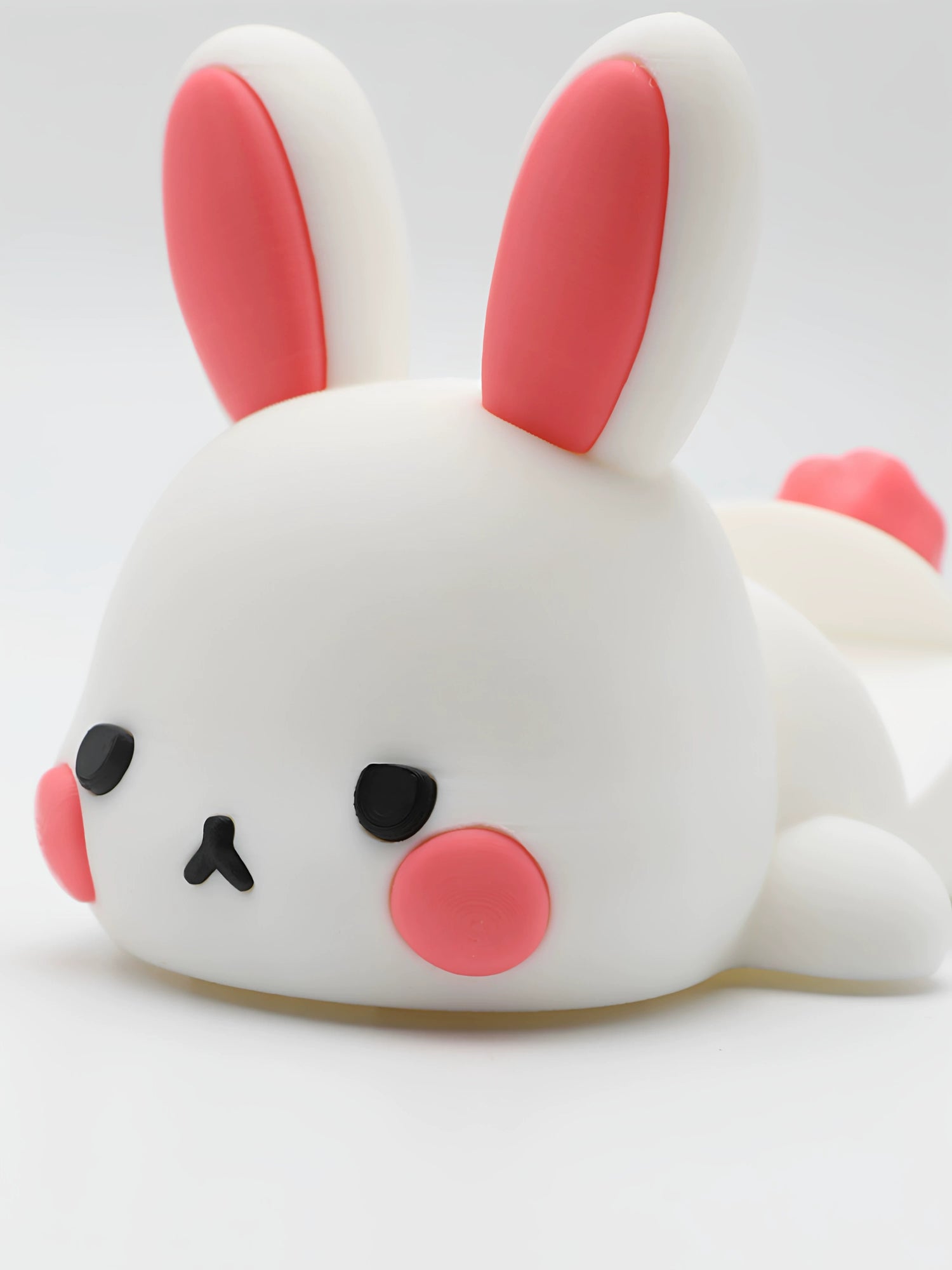 Cute Party Rabbit PLA Material, Keyboard Display Rack, Desktop Storage Rack, Computer Desktop Beautification Decoration, Mechanical Keyboard Bracket