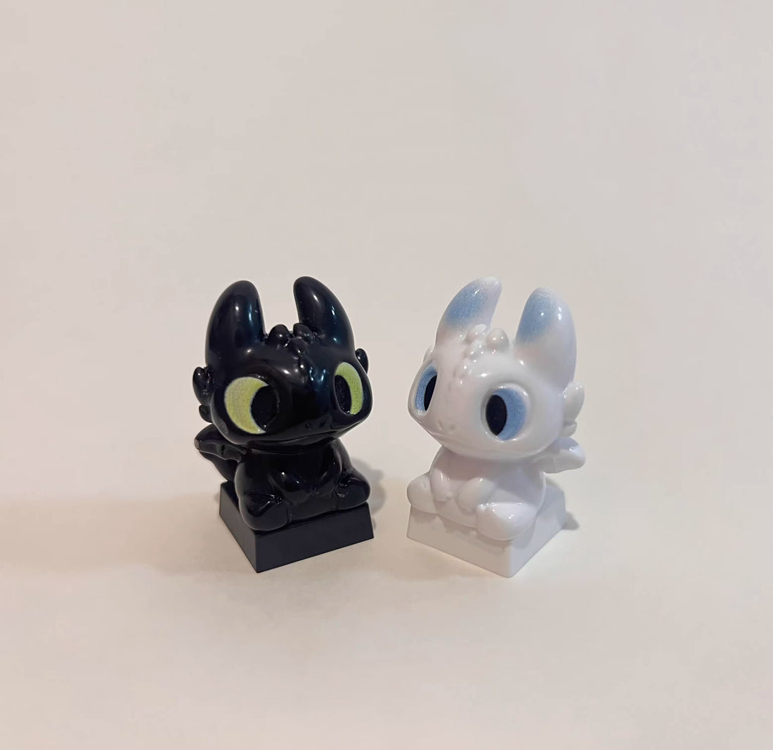How to Train Your Dragon, Toothless, 1U Resin Shaped Personalized Keycaps, Anime Movie Creative Decorative Keycaps