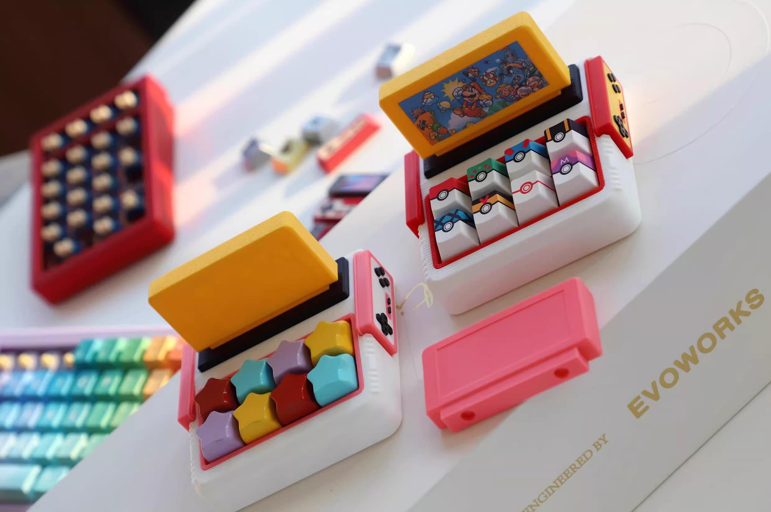 Nintendo Entertainment System, FC Shape Switch Tester, Printing Resin, Desktop Culture Personalized Decoration.