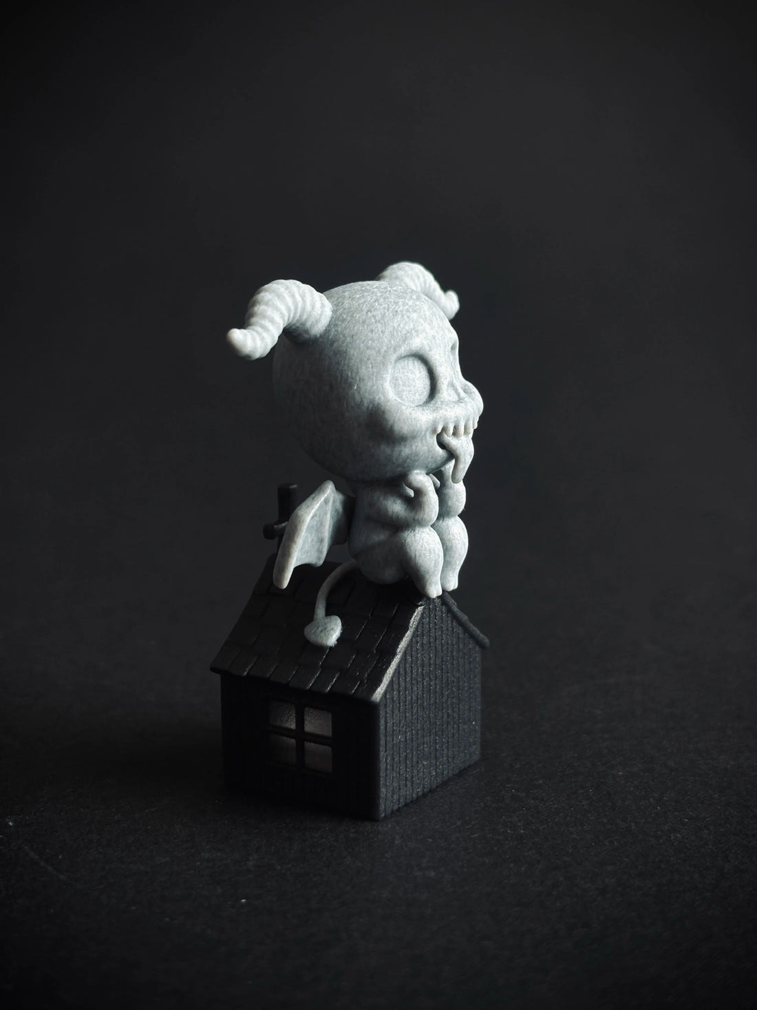 Dorohedoro series, Blood Daruma,Multi colored resin printed personalized keycaps, cartoon resin decorative keycaps, mechanical keyboard artistic creative keycaps