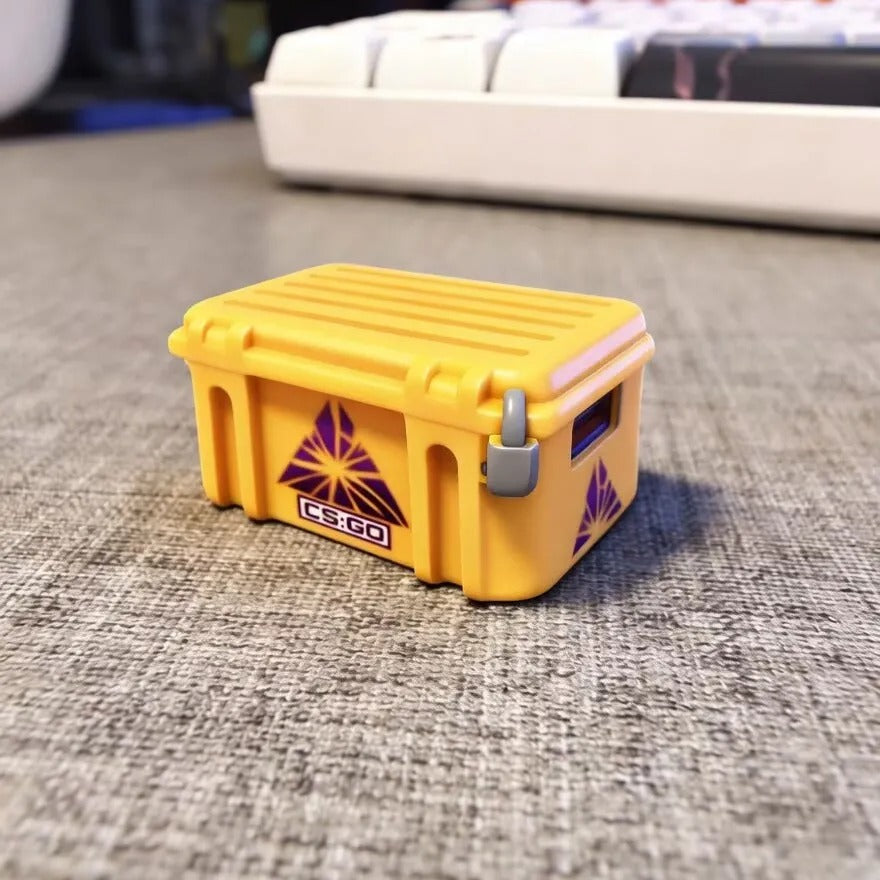 CSGO2 cracked weapon box keycap tab key 1.5U, CS themed design keycap weapon box keycap, mechanical keyboard decorative keycap