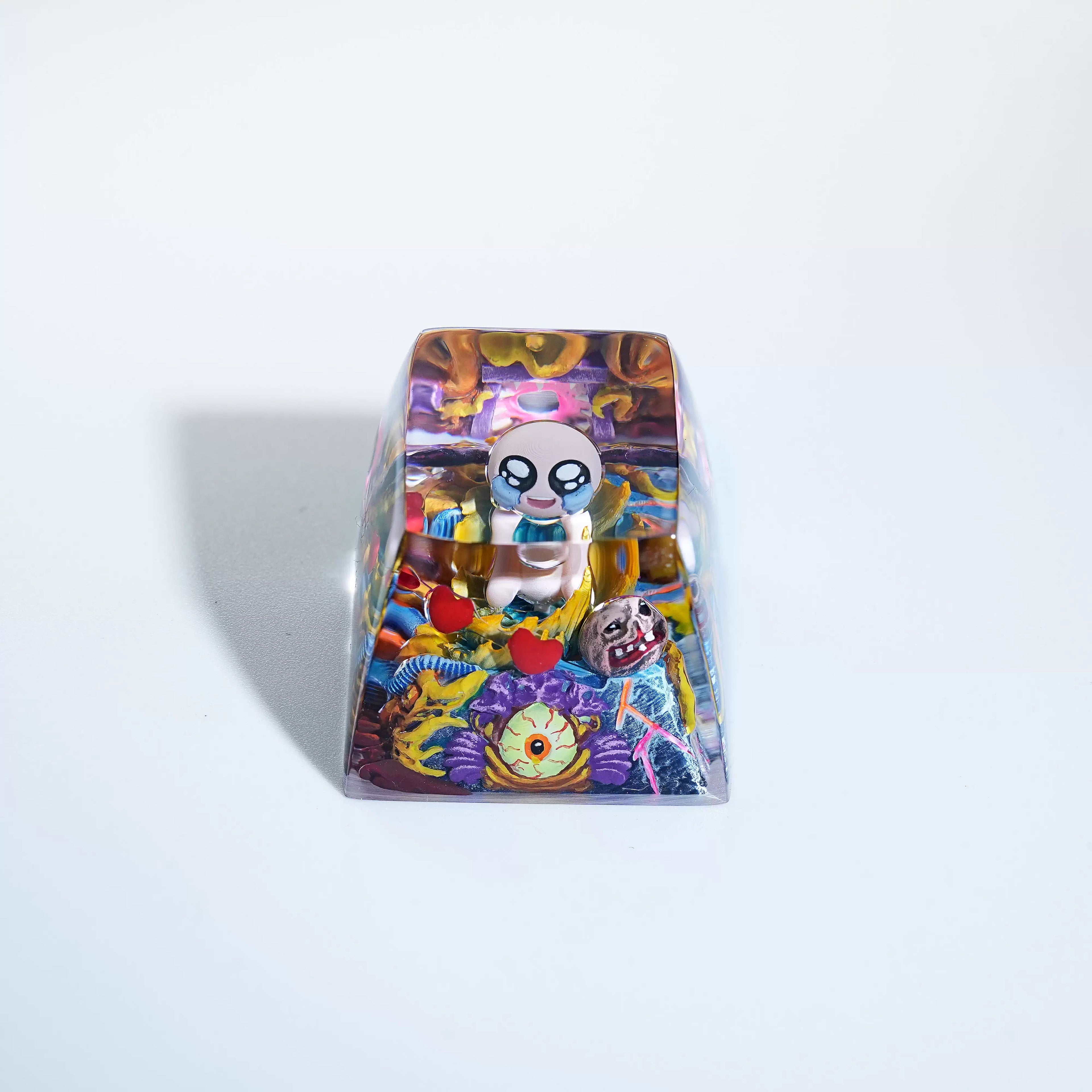 The Binding of Isaac Theme, 1U Crystal Resin Personalized Keycaps, Anime Game Peripheral Mechanical Keyboard Decorative Keycaps