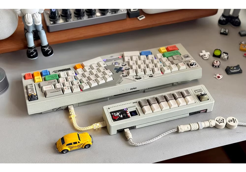 Short line 12cm/20cm, pad short line data cable typec-typec single crystal copper star emitting customized data cable