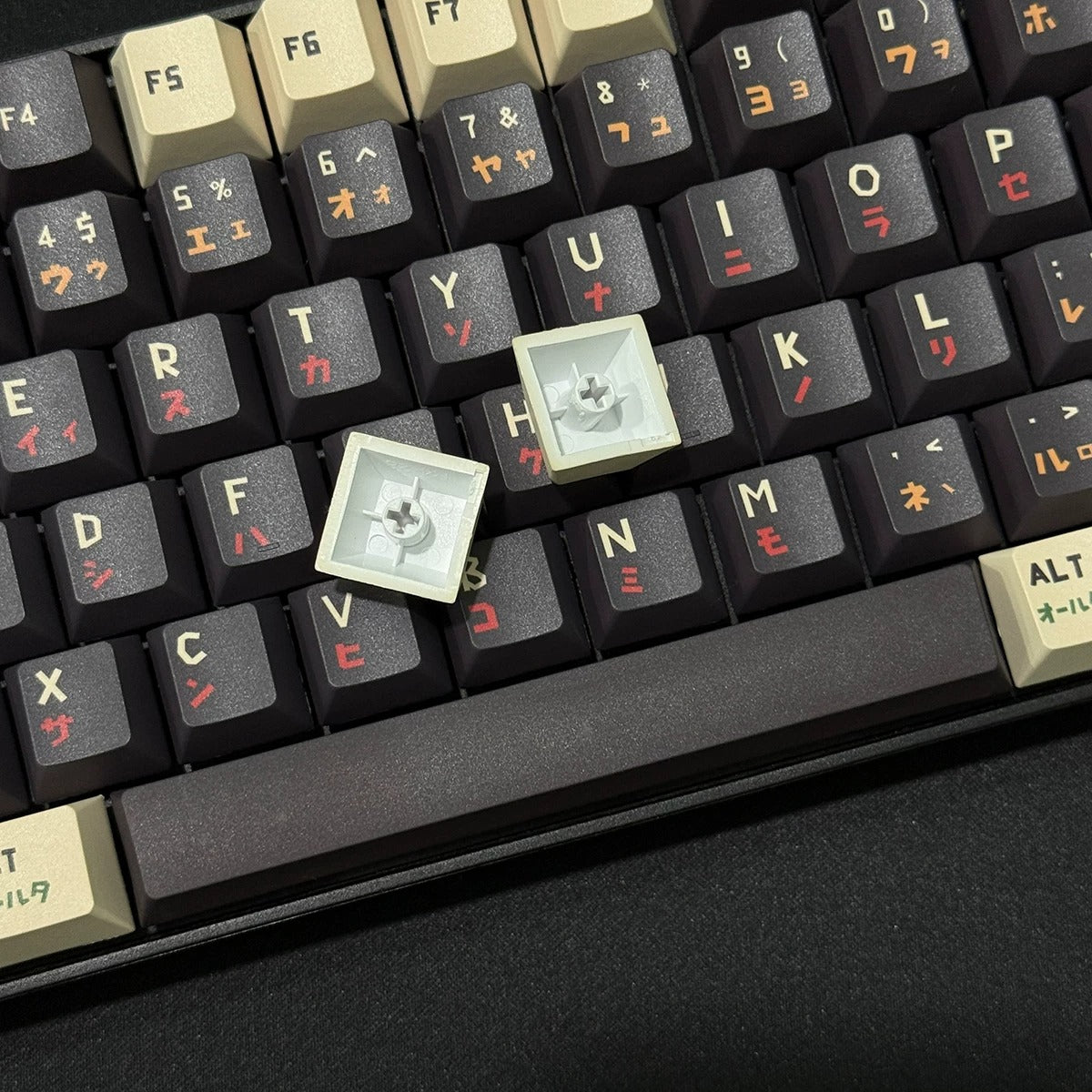 Godzilla theme, PBT material, sublimation, Monsters, dinosaurs, Game anime Personalized keycap set, original factory height mechanical keyboard decorative keycap set,anime keycap set suitable for 61/64/68/75/84/87/104 Key Mechanical Keyboard