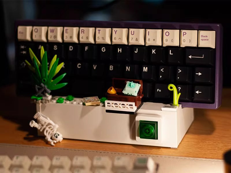 Personalized DIY keyboard stand, display stand, Lego building block fun keyboard stand