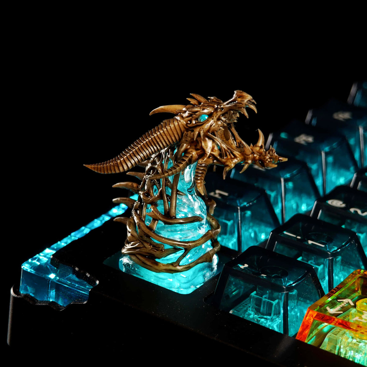 World of Warcraft, Frost Dragon Sindragosa, Metal/Resin versions Game Creative Culture Keycaps, Mechanical Keyboard Game Keyboard Decorative Keycaps