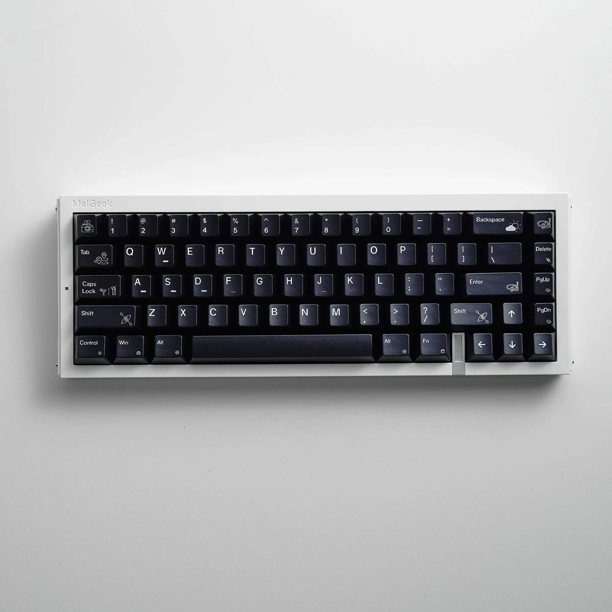 Black/White Holiday Pearl Paint Mechanical Keyboard Keycaps Minimalist Style Decorative Keycaps, PBT Heat Sublimation Original Factory Height, Personalized Keyboard Keycap Set