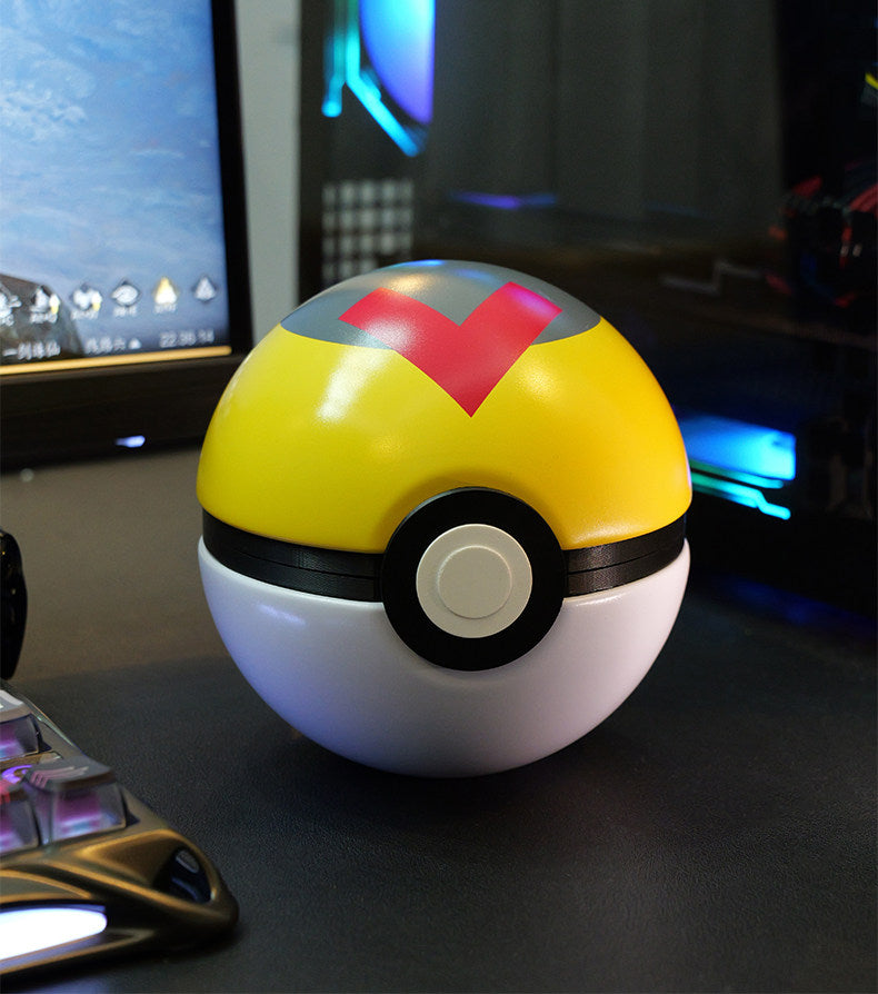 Pok é mon Pok é Ball, 3X3 size, iron shell+PLA nine key position with cover, built-in illuminated key cap box, key cap display box