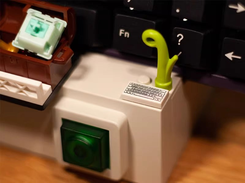 Personalized DIY keyboard stand, display stand, Lego building block fun keyboard stand