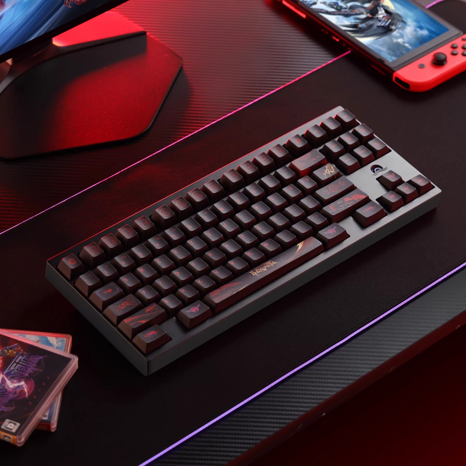 Bayonetta Theme Design, PBT material, sublimation, Personalized keycap set, original factory height mechanical keyboard decorative keycap set