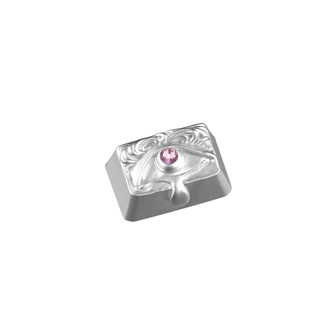 Diamond tears, resin inlaid personalized keycaps, fashionable art mechanical keyboard decorative keycaps.