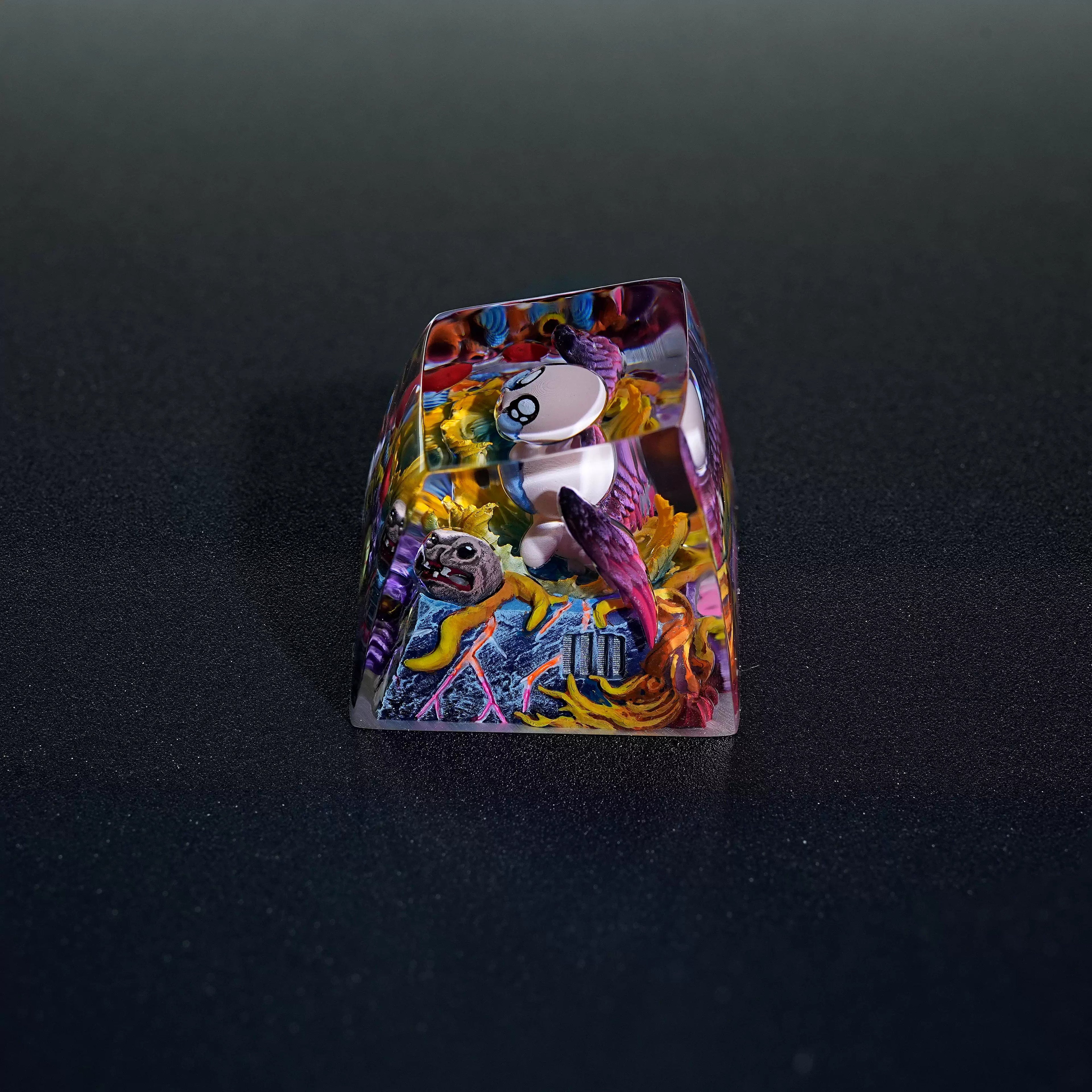 The Binding of Isaac Theme, 1U Crystal Resin Personalized Keycaps, Anime Game Peripheral Mechanical Keyboard Decorative Keycaps