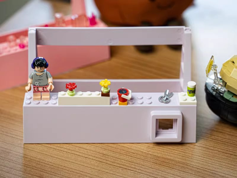 Personalized DIY keyboard stand, display stand, Lego building block fun keyboard stand