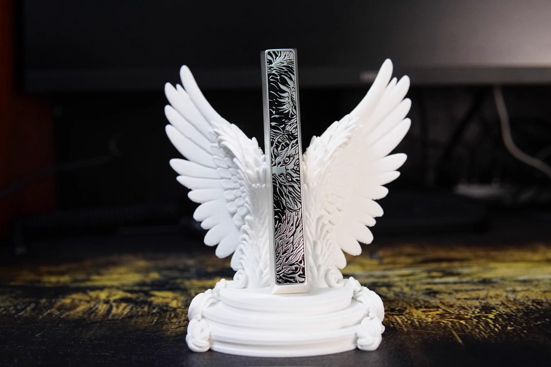 Dragon/loong, 6.25U zinc alloy metal personalized keycap, mythological themed metal decorative keycap