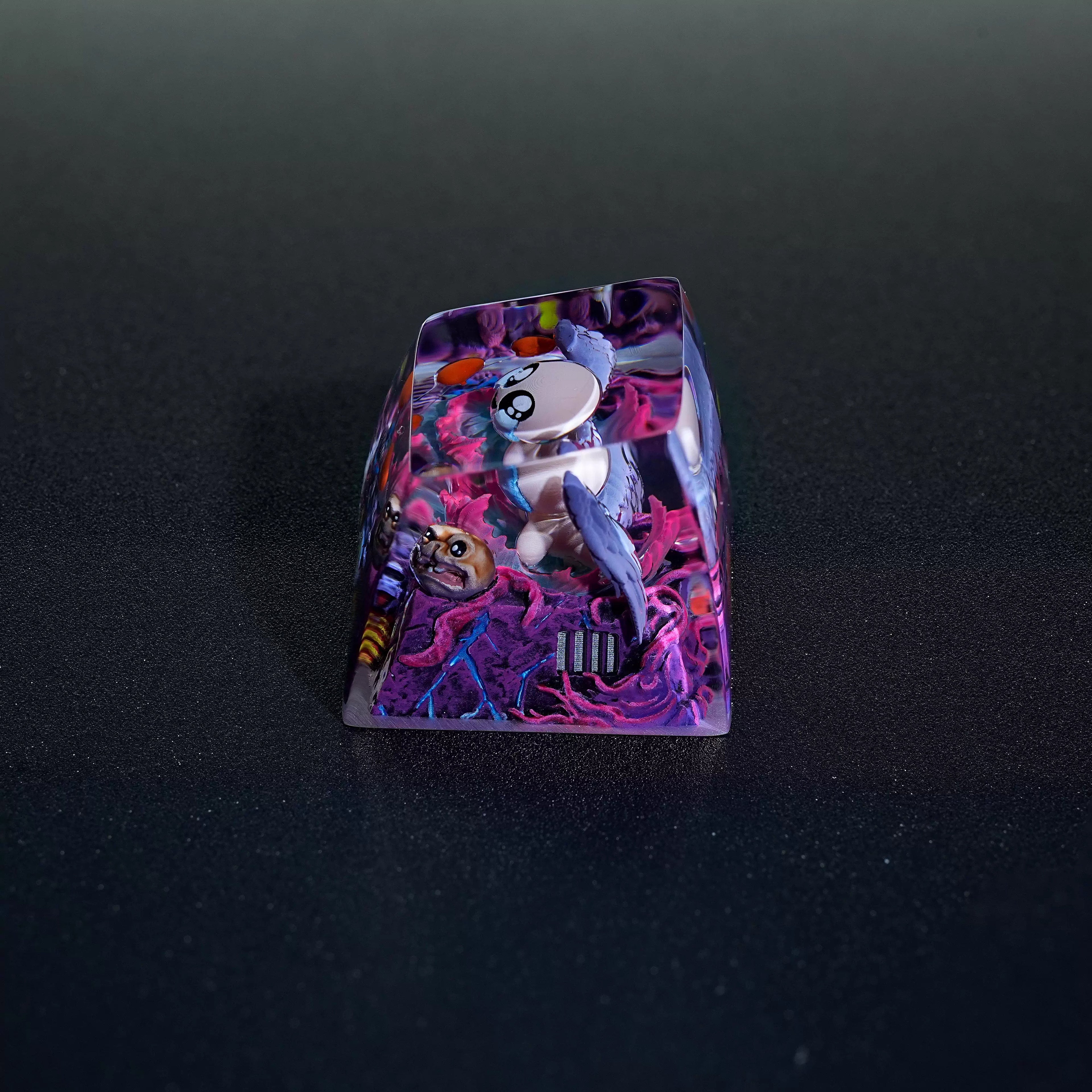 The Binding of Isaac Theme, 1U Crystal Resin Personalized Keycaps, Anime Game Peripheral Mechanical Keyboard Decorative Keycaps