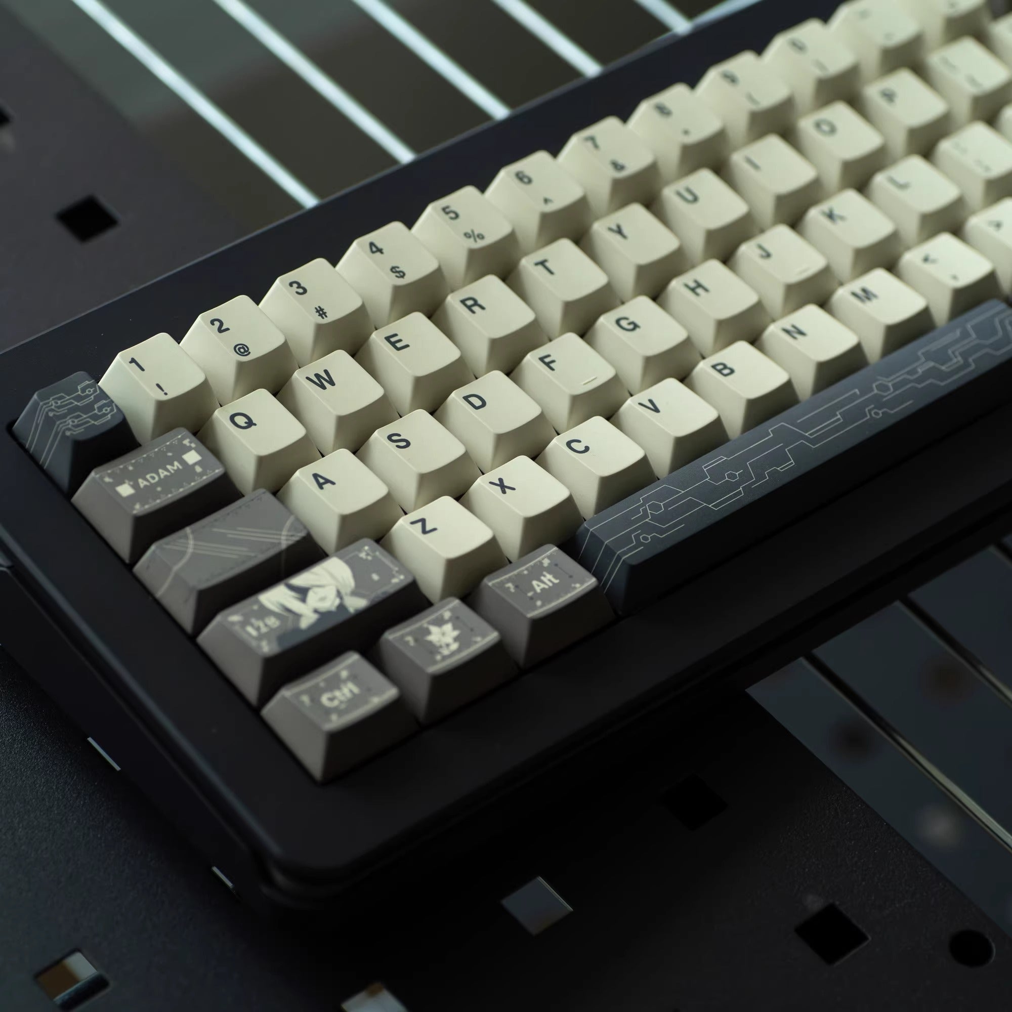 NieR: Automata theme, PBT material, sublimation, Personalized keycap set, original factory height mechanical keyboard decorative keycap set