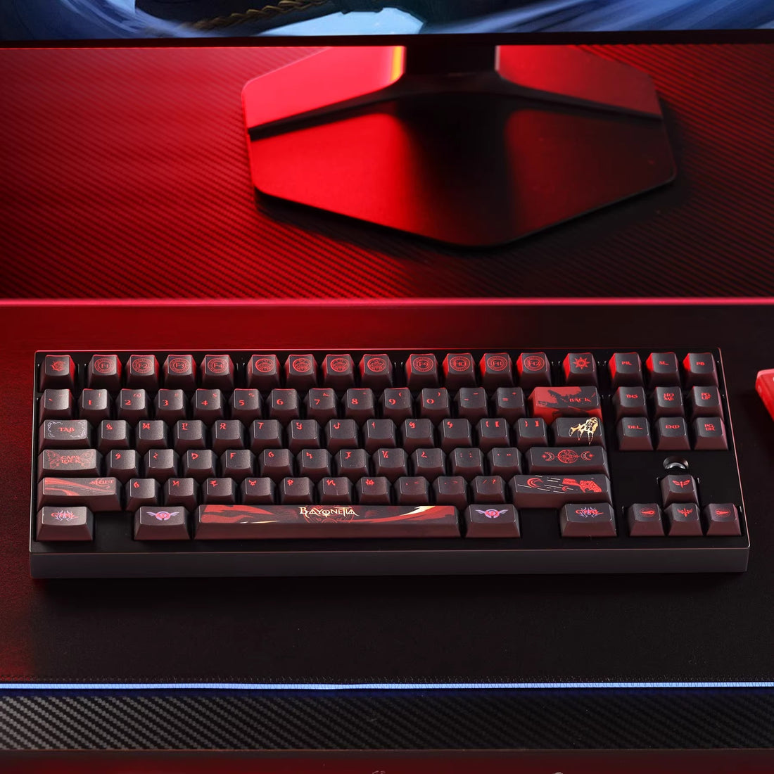 Bayonetta Theme Design, PBT material, sublimation, Personalized keycap set, original factory height mechanical keyboard decorative keycap set
