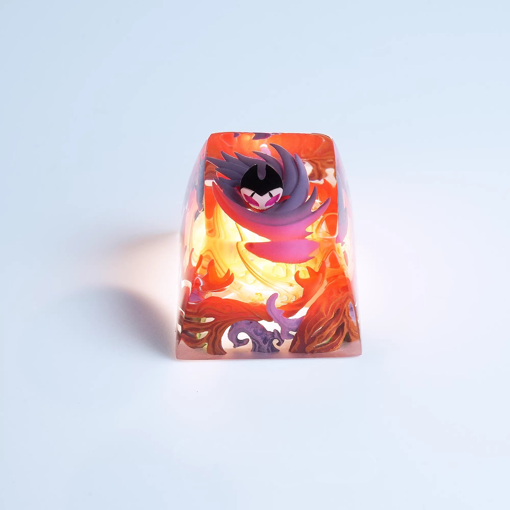 The Hollow Knight,Crystal drops of glue seals, resin personalized keycaps, anime game artisankeycaps