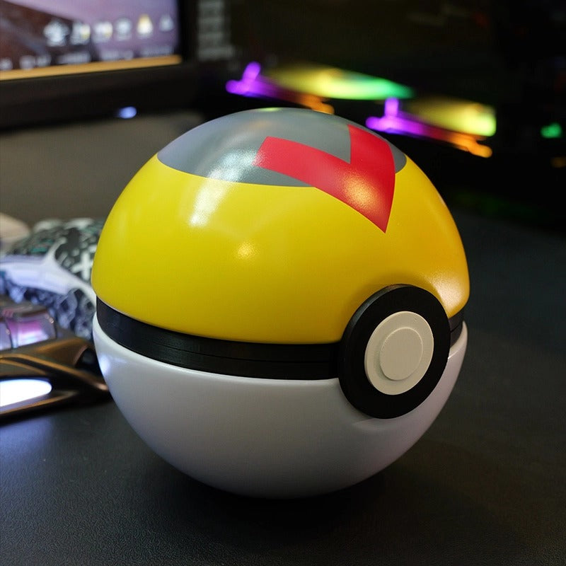 Pok é mon Pok é Ball, 3X3 size, iron shell+PLA nine key position with cover, built-in illuminated key cap box, key cap display box