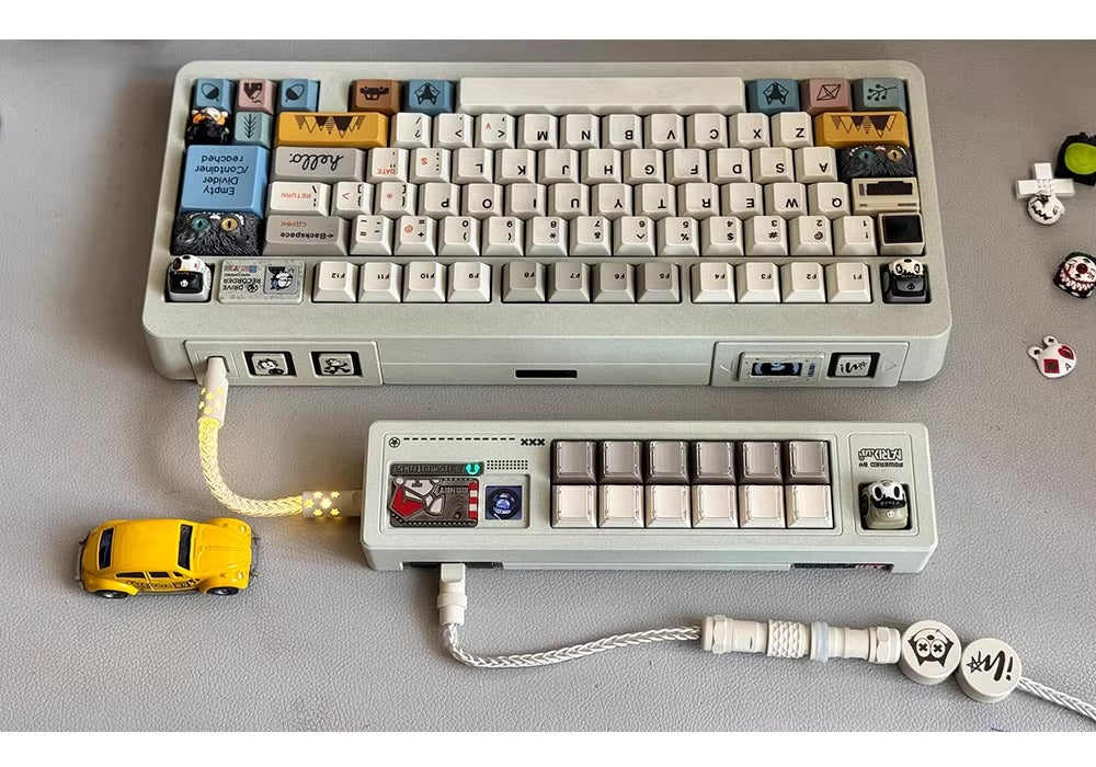 Short line 12cm/20cm, pad short line data cable typec-typec single crystal copper star emitting customized data cable