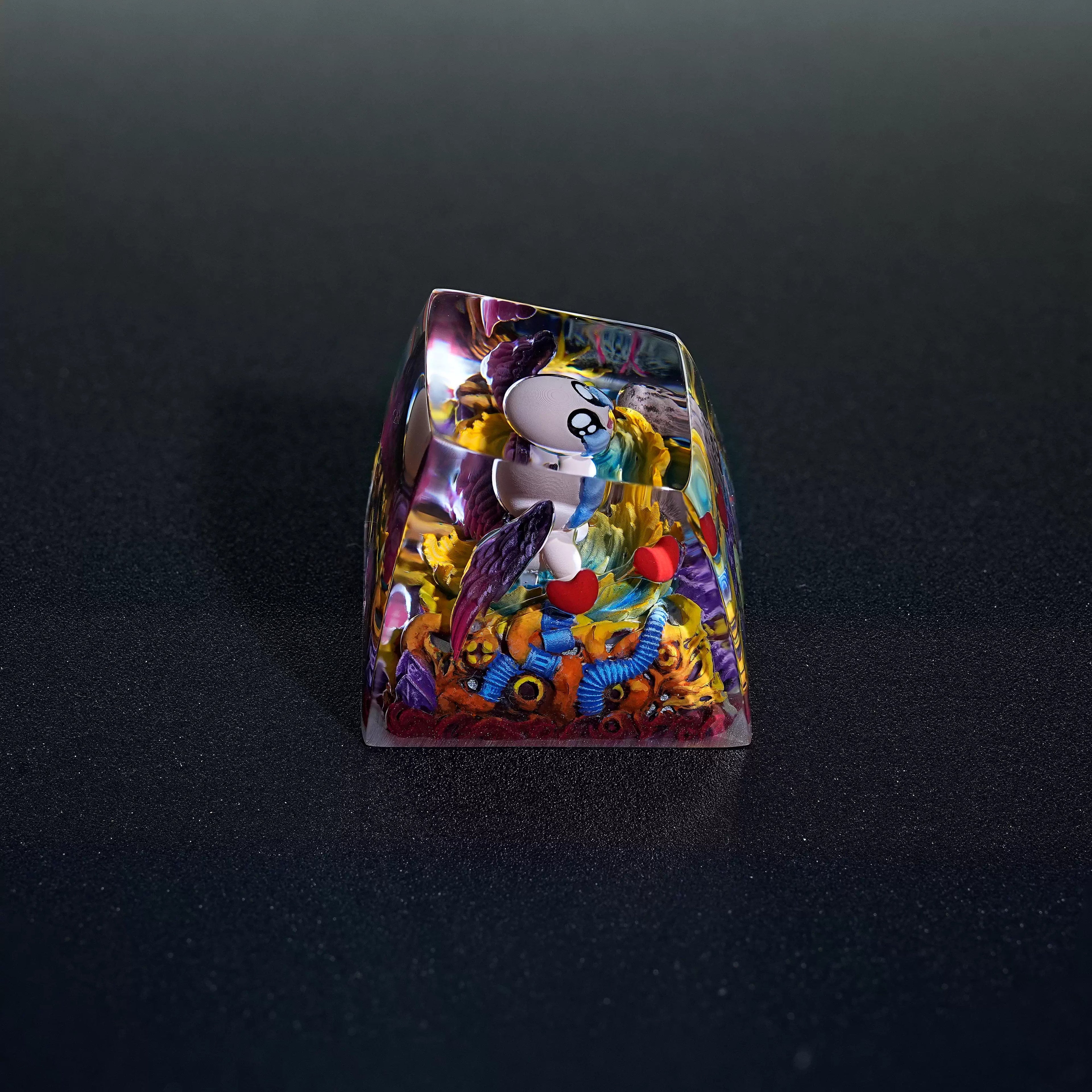 The Binding of Isaac Theme, 1U Crystal Resin Personalized Keycaps, Anime Game Peripheral Mechanical Keyboard Decorative Keycaps