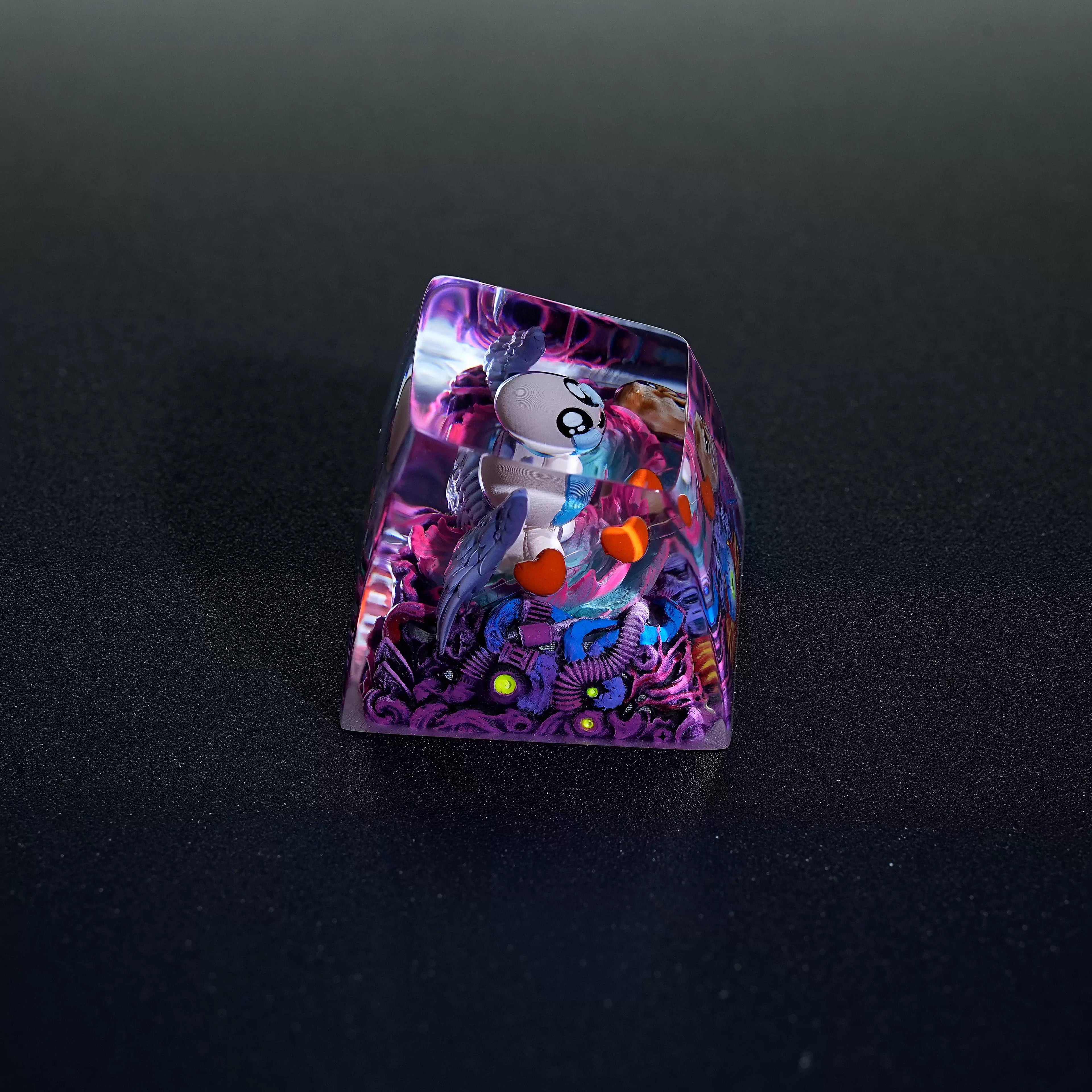 The Binding of Isaac Theme, 1U Crystal Resin Personalized Keycaps, Anime Game Peripheral Mechanical Keyboard Decorative Keycaps