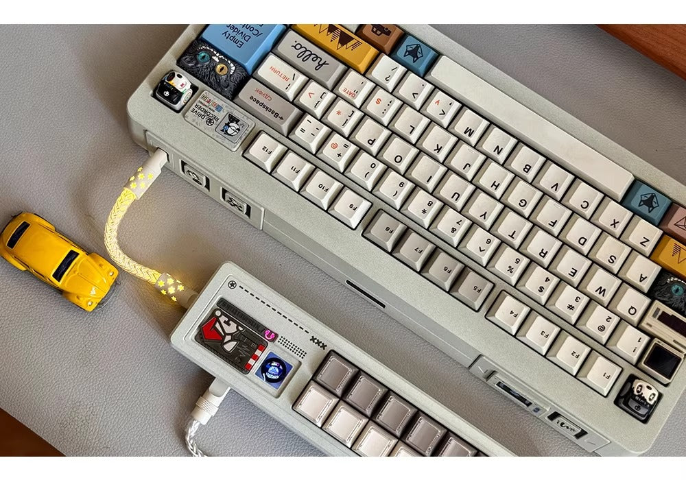 Short line 12cm/20cm, pad short line data cable typec-typec single crystal copper star emitting customized data cable